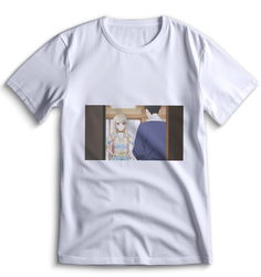 Футболка Top T-shirt Фарфоровая Кукла Аниме 0036 белая L