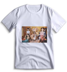 Футболка Top T-shirt red velvet k-pop Красный Вельвет 0017 белая XS