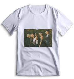 Футболка Top T-shirt red velvet k-pop Красный Вельвет 0073 белая XL