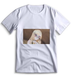 Футболка Top T-shirt Фарфоровая Кукла Аниме 0005 белая 3XS