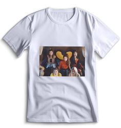 Футболка Top T-shirt red velvet k-pop Красный Вельвет 0049 белая L