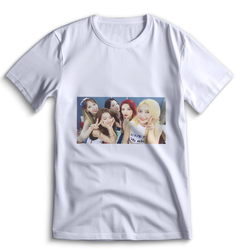 Футболка Top T-shirt red velvet k-pop Красный Вельвет 0106 белая S