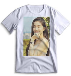 Футболка Top T-shirt red velvet k-pop Красный Вельвет 0119 белая 3XS