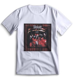 Футболка Top T-shirt Slipknot 0033 белая XXS