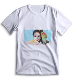 Футболка Top T-shirt red velvet k-pop Красный Вельвет 0101 белая XXS