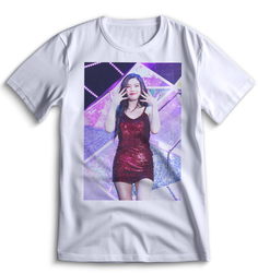 Футболка Top T-shirt red velvet k-pop Красный Вельвет 0124 белая S