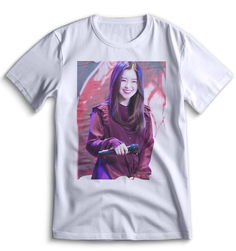 Футболка Top T-shirt red velvet k-pop Красный Вельвет 0115 белая M