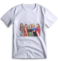 Футболка Top T-shirt red velvet k-pop Красный Вельвет 0060 белая XS