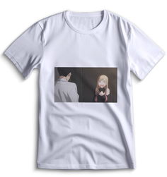 Футболка Top T-shirt Фарфоровая Кукла Аниме 0035 белая M