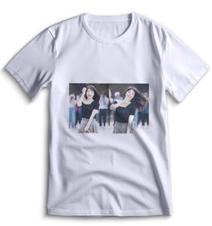 Футболка Top T-shirt red velvet k-pop Красный Вельвет 0043 белая L