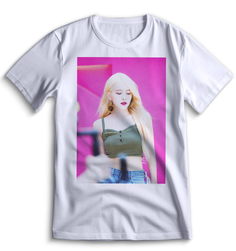 Футболка Top T-shirt red velvet k-pop Красный Вельвет 0103 белая M