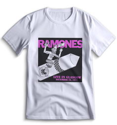 Футболка Top T-shirt Ramones 0033 белая M