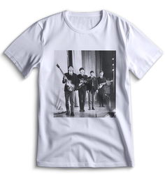 Футболка Top T-shirt Битлс The Beatles 0042 белая XS