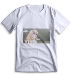 Футболка Top T-shirt Фарфоровая Кукла Аниме 0007 белая XXS