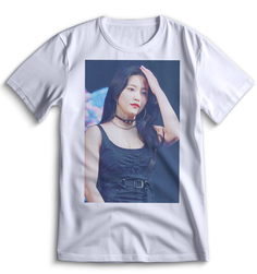 Футболка Top T-shirt red velvet k-pop Красный Вельвет 0082 белая XS