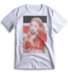 Футболка Top T-shirt red velvet k-pop Красный Вельвет 0058 белая M