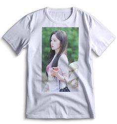 Футболка Top T-shirt red velvet k-pop Красный Вельвет 0128 белая XXS