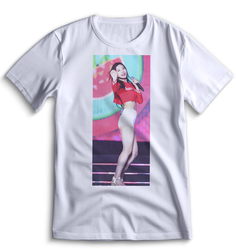 Футболка Top T-shirt red velvet k-pop Красный Вельвет 0080 белая XXS