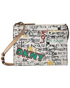 Сумка кросс-боди женская DKNY R04EDE49, серый