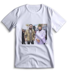 Футболка Top T-shirt Френк Монтана French Montana 0005 белая XS