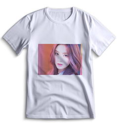 Футболка Top T-shirt red velvet k-pop Красный Вельвет 0063 белая M