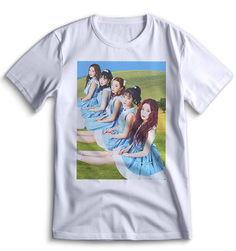 Футболка Top T-shirt red velvet k-pop Красный Вельвет 0064 белая XXS