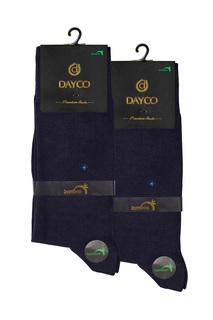 Комплект носков мужских DAYCO #007 из бамбука+хлопок тёплые набор 2 синих 41-45, 2 пары