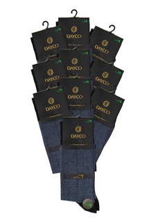 Комплект носков мужских DAYCO #011 бамбук+хлопок тёплые 10 синих 41-45, 10 пар