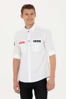 Рубашка мужская US Polo Assn G081SZ0040MALFA белая S