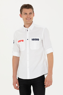 Рубашка мужская US Polo Assn G081SZ0040MALFA белая XL
