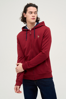 Худи мужское US Polo Assn G081SZ0820GARMANSK023-R бордовое M