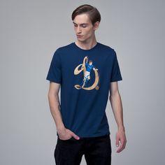 Футболка мужская ФК Динамо Москва 08WP10F_DBB04 синяя 3XL