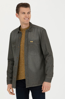 Джинсовая куртка мужская US Polo Assn G081SZ0770MADRIC хаки XL