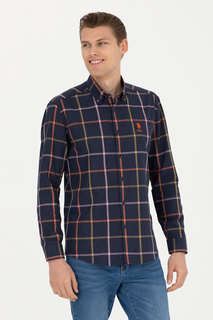 Рубашка мужская US Polo Assn G081SZ0040RC-TERU023K синяя L
