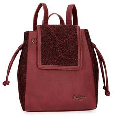 Рюкзак женский Pepe Jeans Bags 77520 62 бордовый, 22х25х10 см