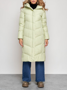 Пальто женское AD52325 зеленое XL No Brand