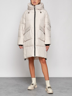 Пальто женское AD51139 бежевое XL No Brand