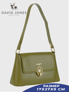 Сумка женская David Jones 6756CMDD, зелено-оливковый