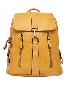 Рюкзак женский BAGS-ART PY1971 желтый, 35х30х10 см
