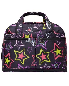 Дорожная сумка унисекс BAGS-ART LM 40-48 черная/красная, 48x33x25 см