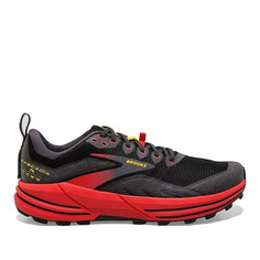 Беговые Кроссовки Brooks Cascadia 16 Black/Fiery Red/Blazing Yellow р.10 US