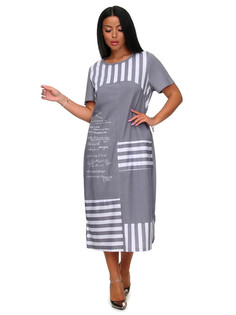 Платье женское Toontex Б155 серое 58 RU