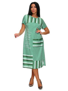 Платье женское Toontex Б155 зеленое 50 RU