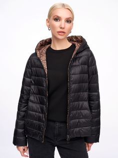Куртка женская ElectraStyle КТ/ВО/К-32018 черная 44 RU