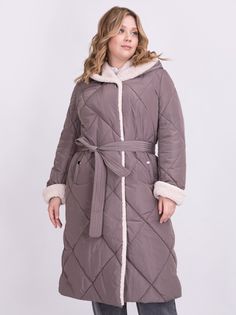 Пальто женское ElectraStyle 5У-0209/1-112/3181 коричневое 54 RU