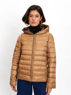 Куртка женская ElectraStyle КТ/ВО/К-32018 коричневая 44 RU