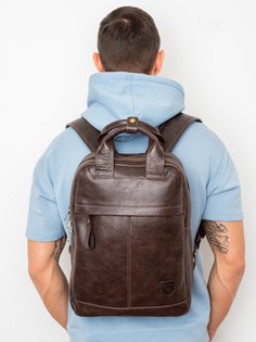 Сумка-рюкзак мужская Baron 2-1081к коричневая
