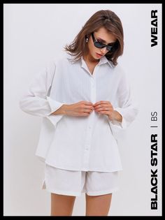 Костюм женский Black Star Wear SLOA0123-003 белый S