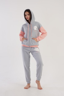 Комплект домашний женский VIENETTA 305195_0000 серый M