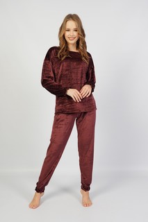 Комплект домашний женский VIENETTA 105247_0000 коричневый L